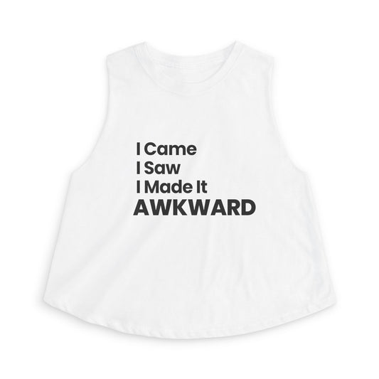 I Came I Saw I Made It Awkward Shirt | Funny Awkward Tee | Sarcastic Graphic T Shirt | Introvert Humor Top | Gift for Socially Awkward Friend