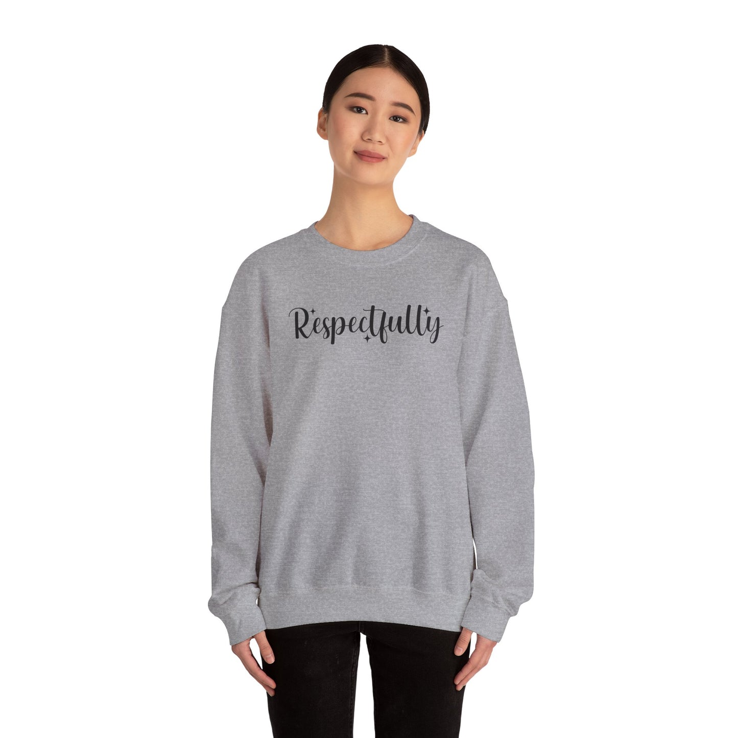 Respectfully Fuck That Sweatshirt | Sassy Unisex Crewneck | Rude Graphic Pullover