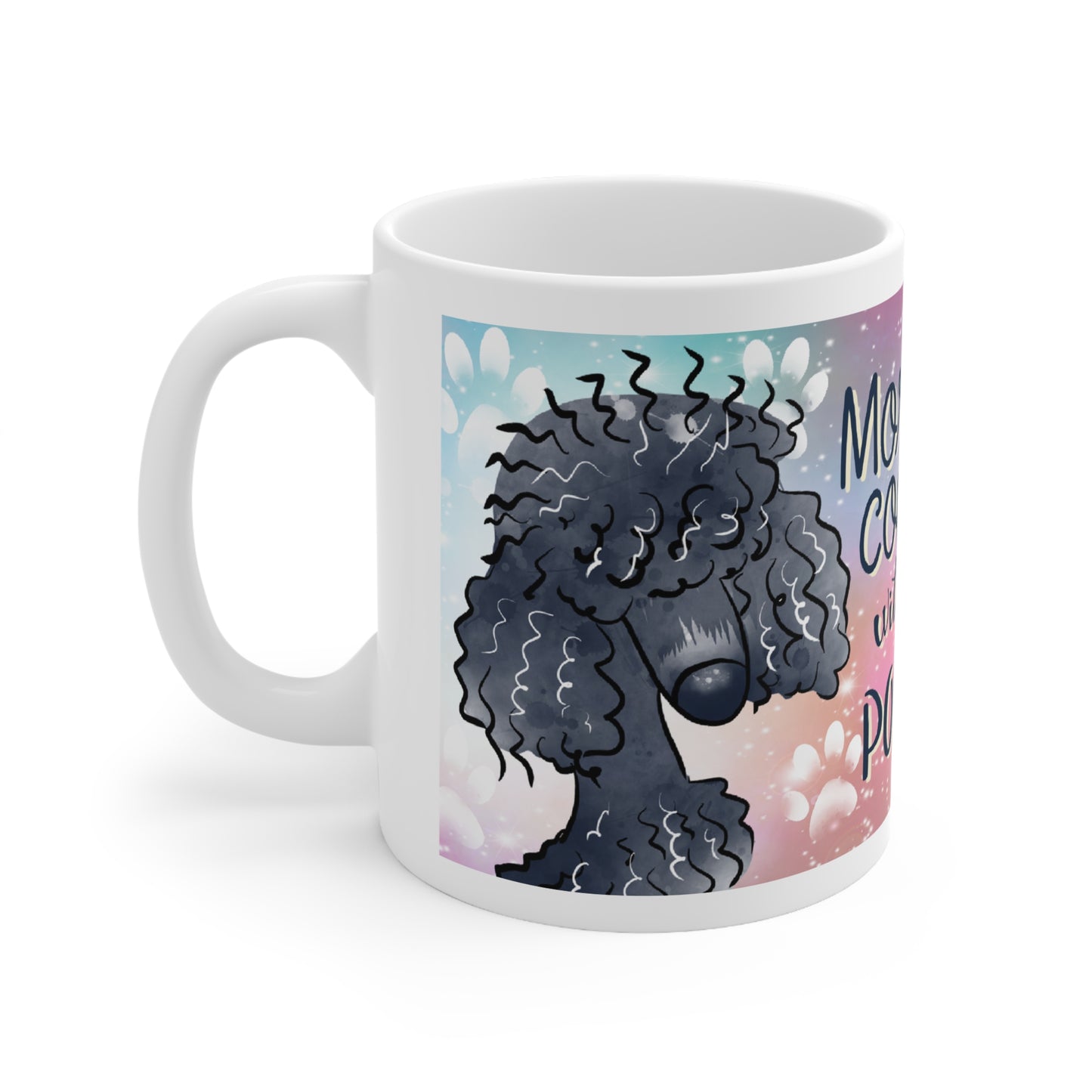Poodle Lover Coffee Mug, Cute Pet Gift, Dog Mom Coffee Cup, Morning Brew Mug, 11oz 15oz, Animal Lover Gift