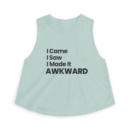 I Came I Saw I Made It Awkward Shirt | Funny Awkward Tee | Sarcastic Graphic T Shirt | Introvert Humor Top | Gift for Socially Awkward Friend