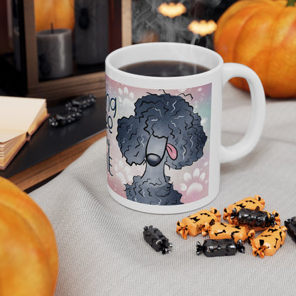 Poodle Lover Coffee Mug, Cute Pet Gift, Dog Mom Coffee Cup, Morning Brew Mug, 11oz 15oz, Animal Lover Gift