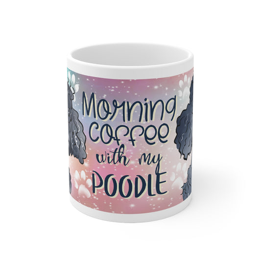 Poodle Lover Coffee Mug, Cute Pet Gift, Dog Mom Coffee Cup, Morning Brew Mug, 11oz 15oz, Animal Lover Gift