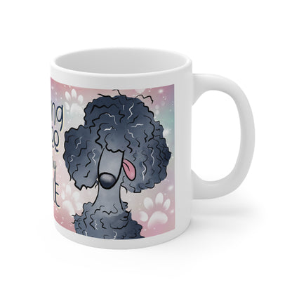 Poodle Lover Coffee Mug, Cute Pet Gift, Dog Mom Coffee Cup, Morning Brew Mug, 11oz 15oz, Animal Lover Gift