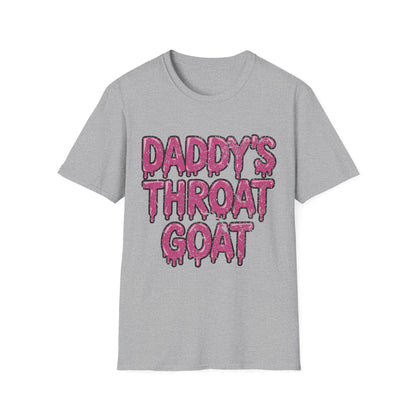 Daddy's Throat Goat - Graphic Tee Shirt