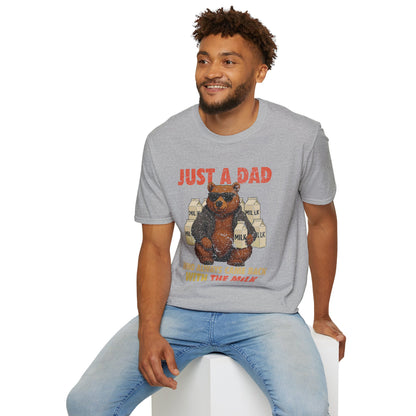 Just A Dad Who Always Came Back With The Milk Grapic Tee Shirt